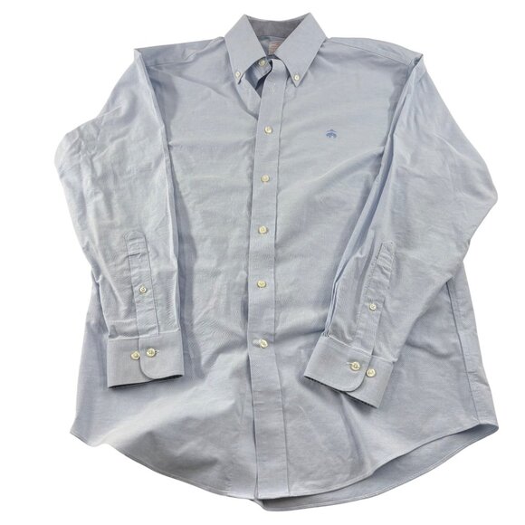 Brooks Brothers Men's Madison Fit Non-Iron Button Up Dress Shirt Size Medium - Picture 1 of 6